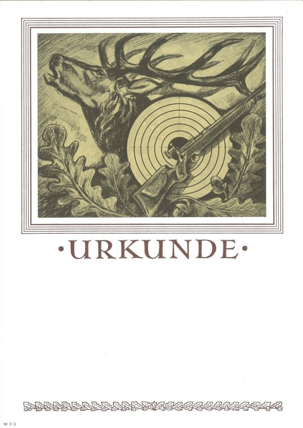 Urkunde Schützensport