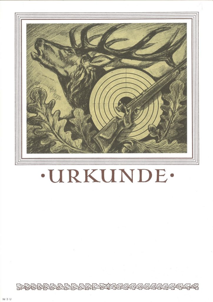 Urkunde Schützensport