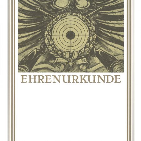 Urkunde Schützensport