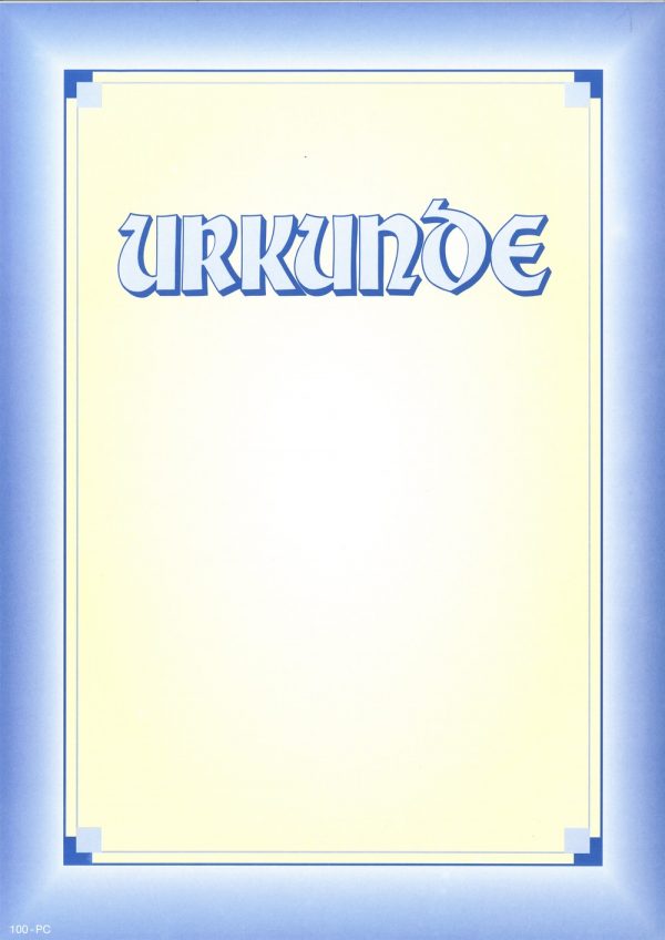 Neutrale Urkunden DIN-A4