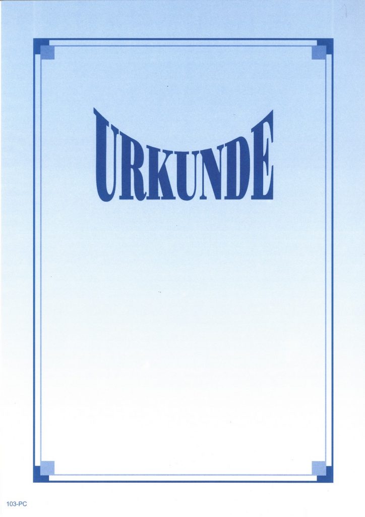 Neutrale Urkunden DIN-A4