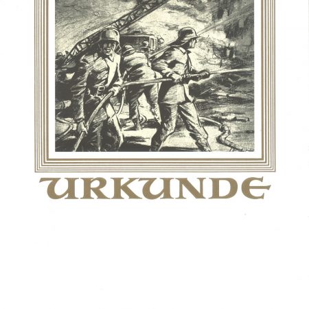 Urkunde Feuerwehr