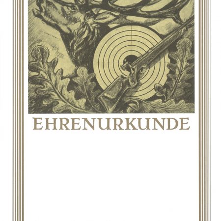 Urkunde Schützensport
