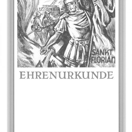 Urkunde Feuerwehr