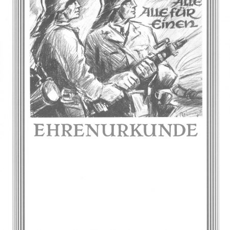 Urkunde Feuerwehr