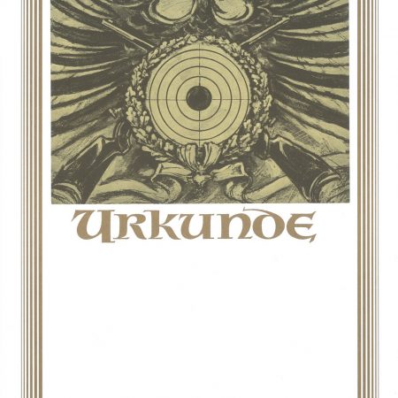 Urkunde Schützensport