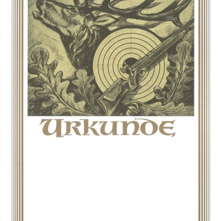 Urkunde Schützensport