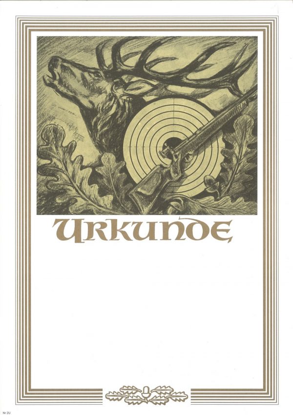 Urkunde Schützensport