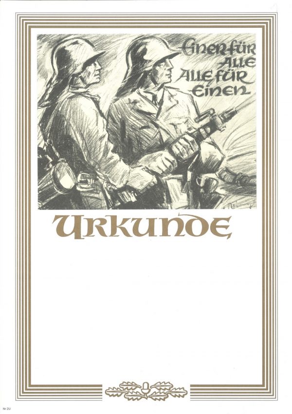 Urkunde Feuerwehr