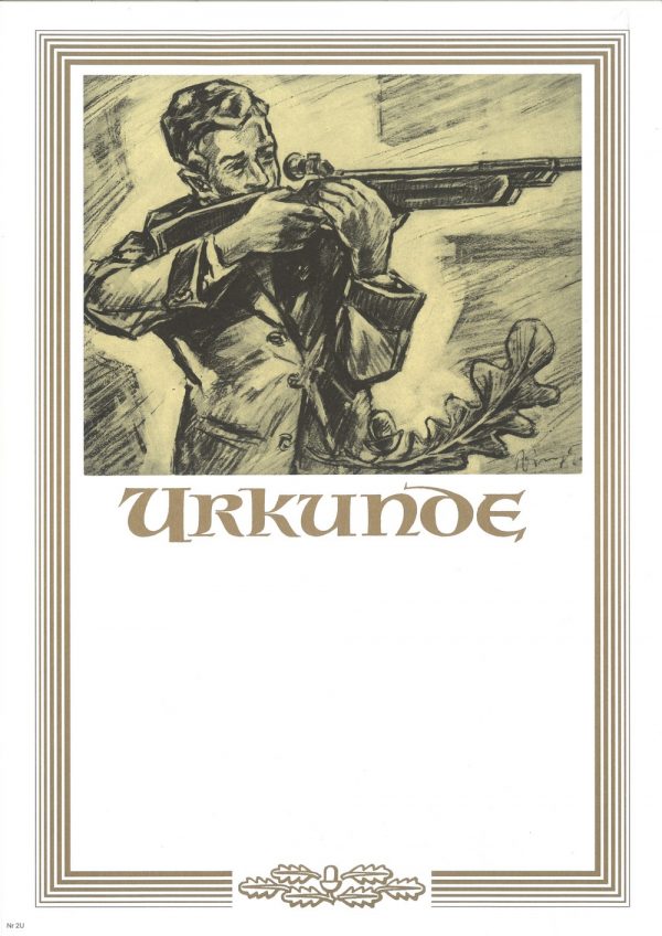 Urkunde Schützensport