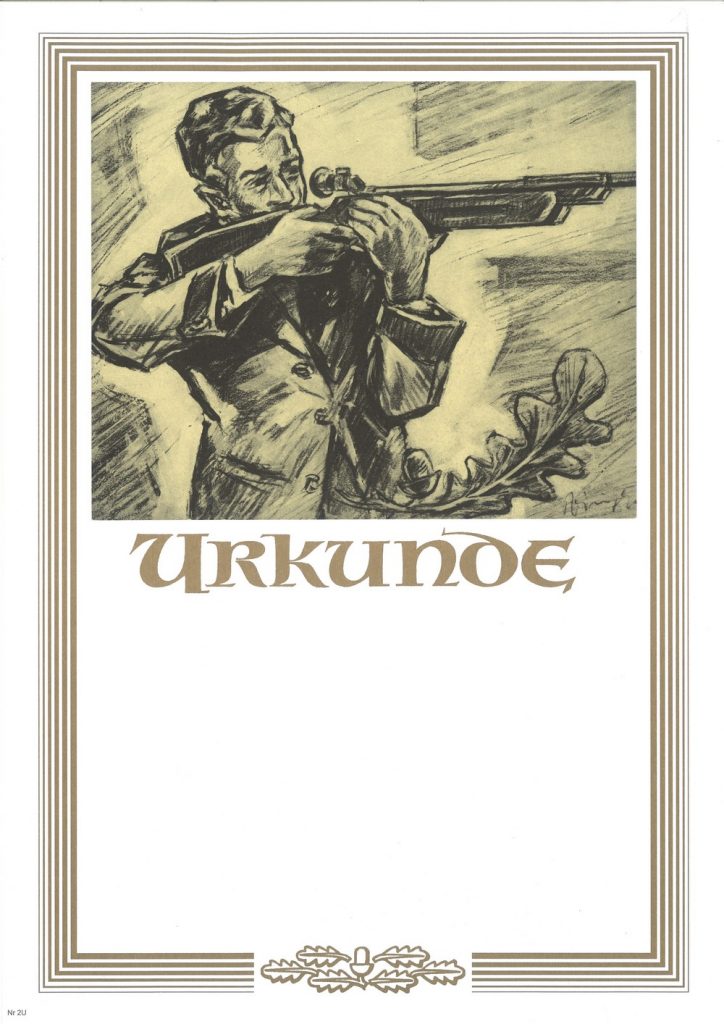 Urkunde Schützensport