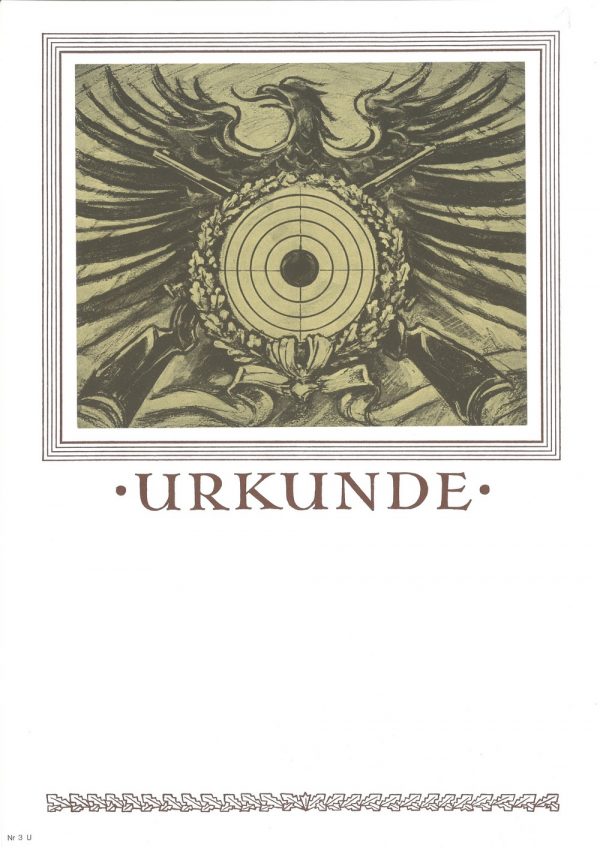 Urkunde Schützensport