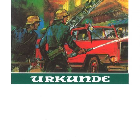 Urkunde Feuerwehr