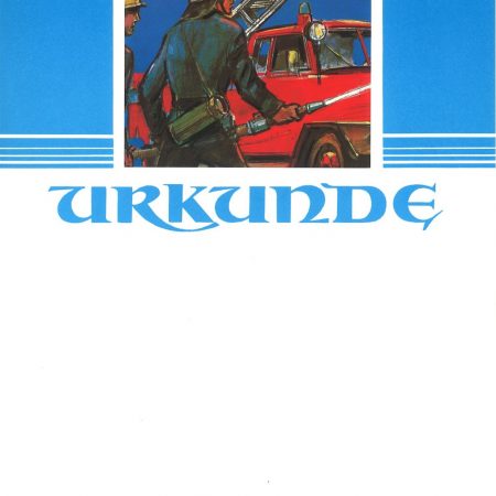 Urkunde Feuerwehr