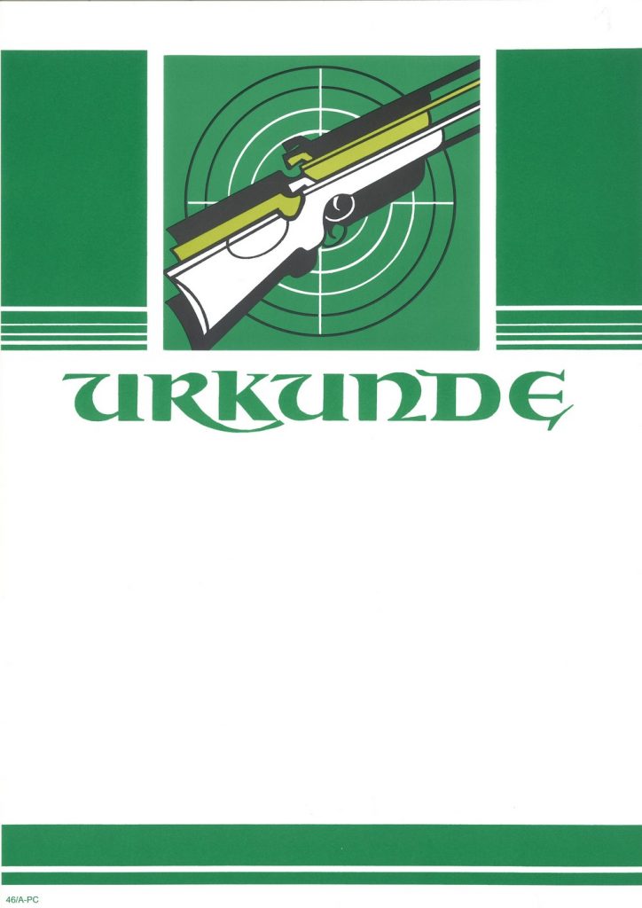 Urkunde Schützensport