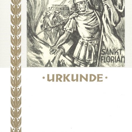 Urkunde Feuerwehr