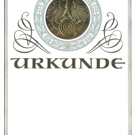 Urkunde Schützensport