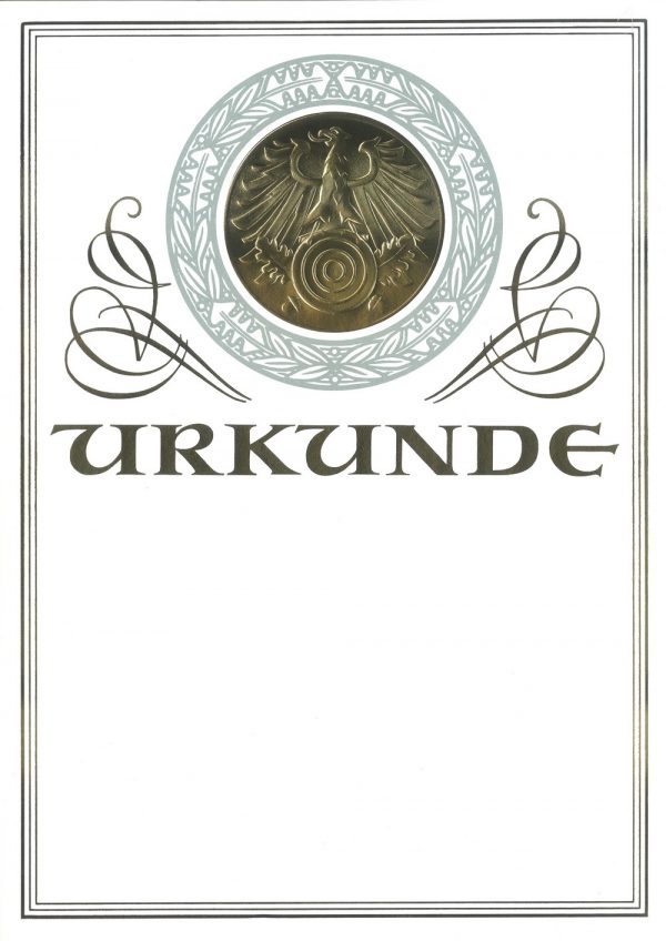 Urkunde Schützensport